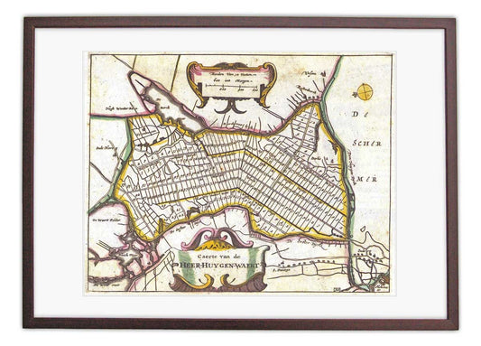 Heerhugowaard - Oude kaart van Colom