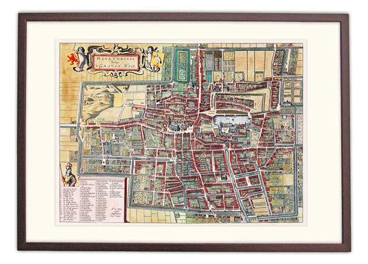 Oude kaart Den Haag - Atlas de Wit