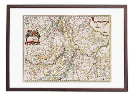 Oude kaart Gelderland - Atlas van Loon