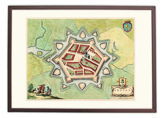 Oude kaart Groenlo - atlas Frederick de Wit