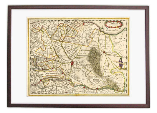 Oude kaart provincie Utrecht - Blaeu