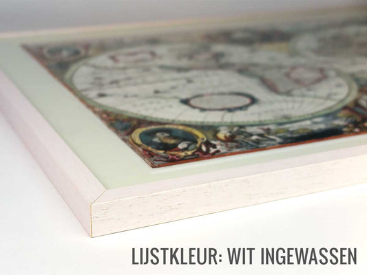 Lijst in de stijl wit