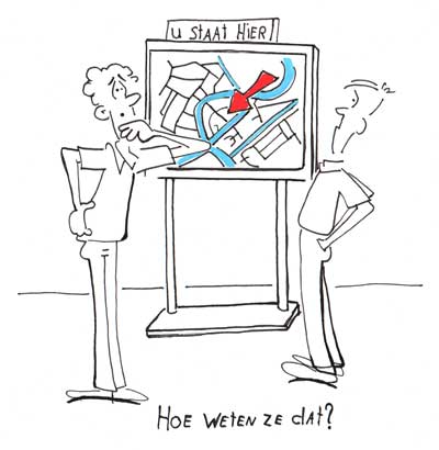 "U bevindt zich hier" - kaarten maken begint met plaatsbepaling