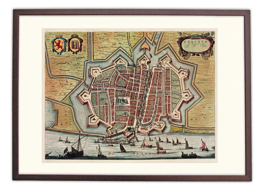 Gorinchem - oude kaart De Wit