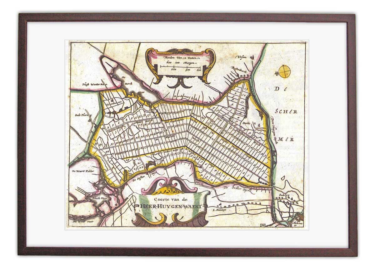 Heerhugowaard - Oude kaart van Colom
