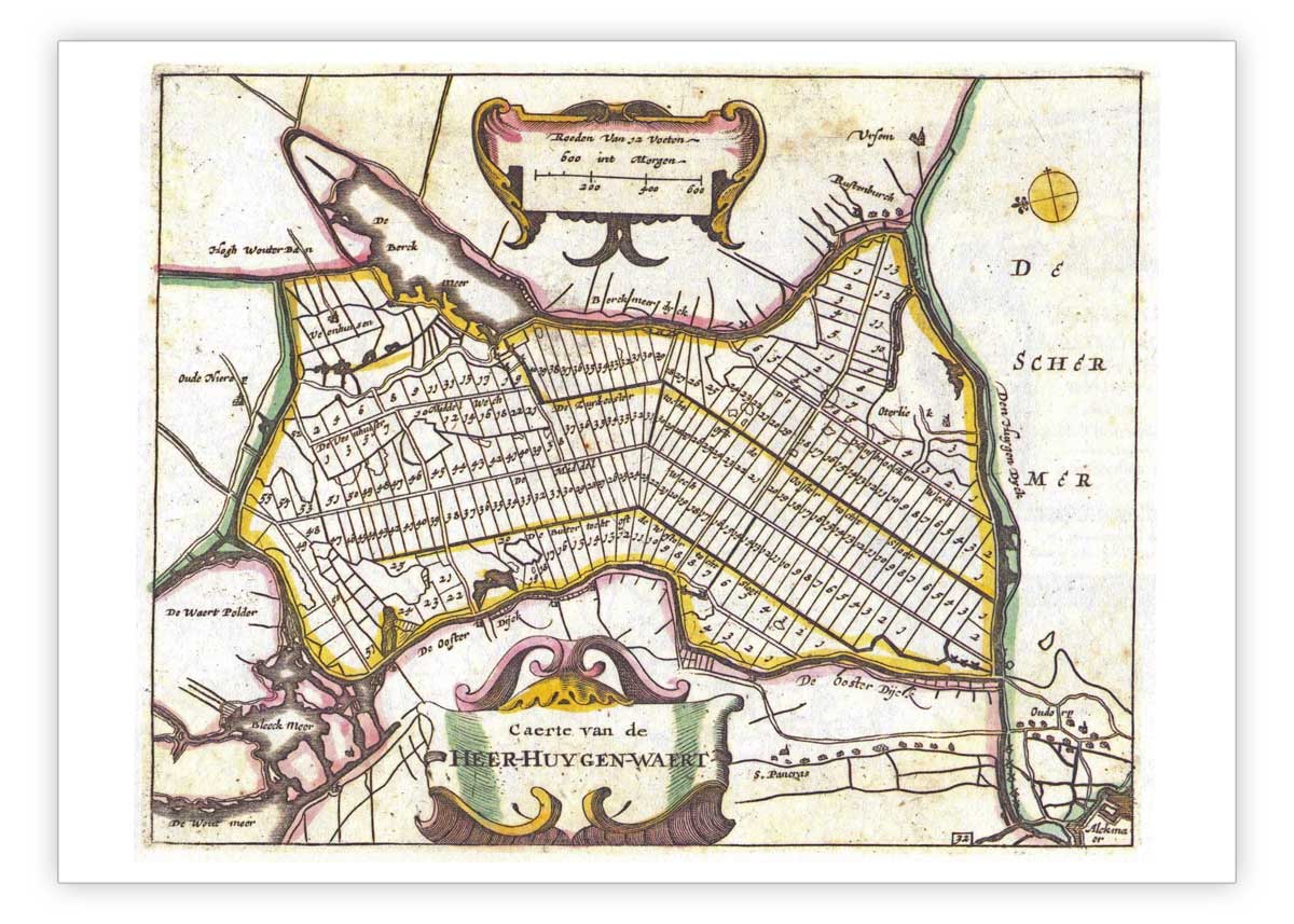 Heerhugowaard - Oude kaart van Colom