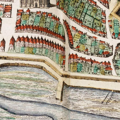 Oude kaart Arnemuiden - Uit de Atlas van Loon