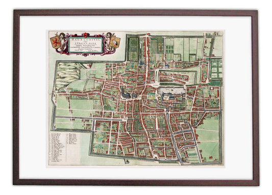 Oude kaart Den Haag - Uit de Atlas van Loon