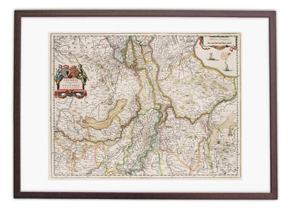 Oude kaart Gelderland - Atlas van Loon