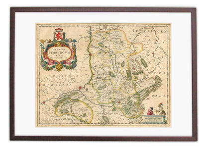 Oude kaart Graafschap Limburg - Blaeu