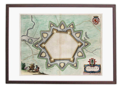 Oude kaart Groenlo - Blaeu