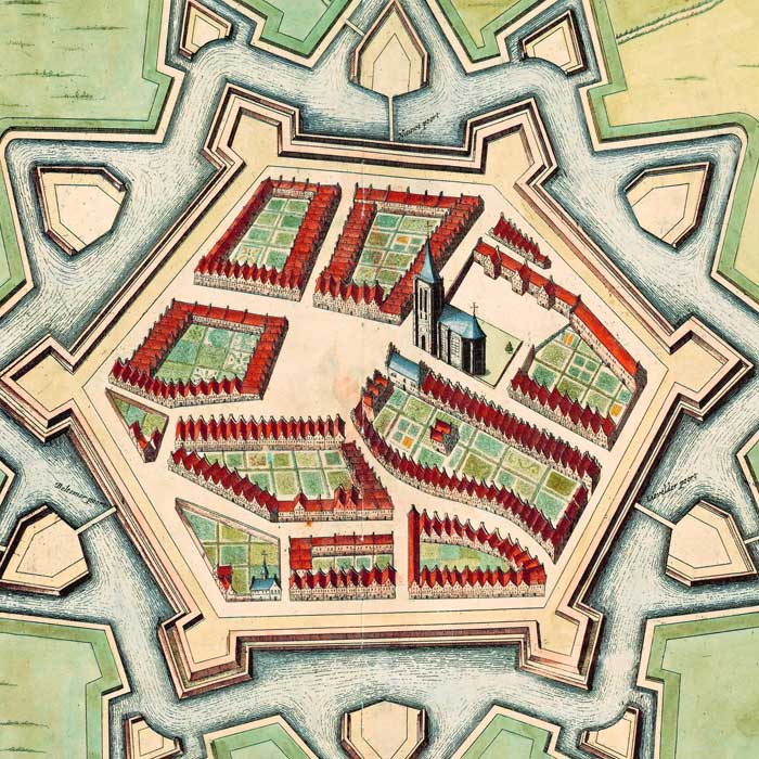 Oude kaart Groenlo - atlas Frederick de Wit