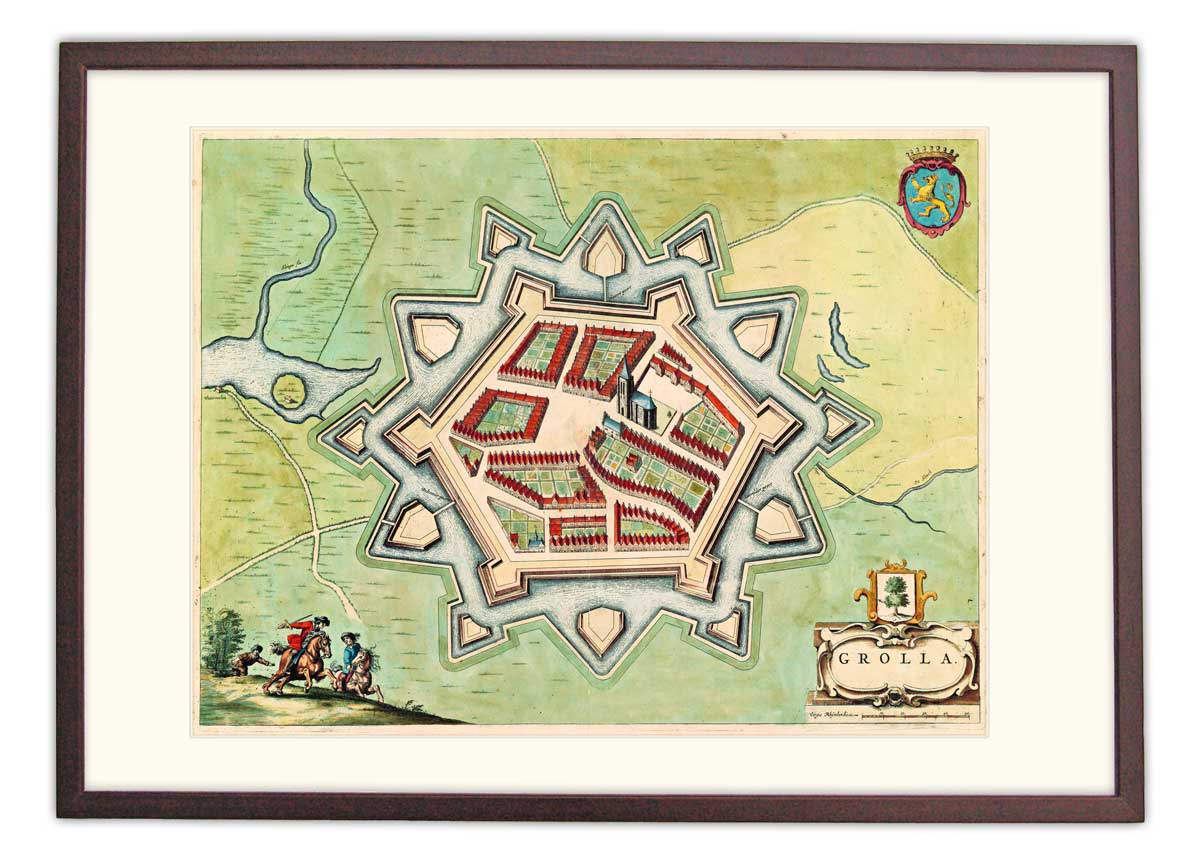 Oude kaart Groenlo - atlas Frederick de Wit
