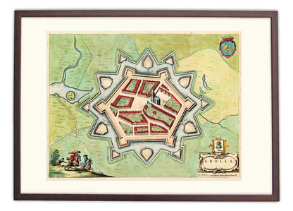 Oude kaart Groenlo - atlas Frederick de Wit