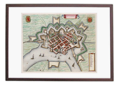 Oude kaart Heusden - Uit de Atlas van Loon