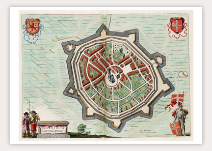 Oude kaart Oldenzaal - Uit de Atlas van Loon