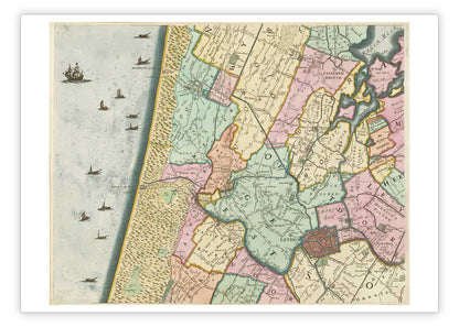Oude kaart Rijnland