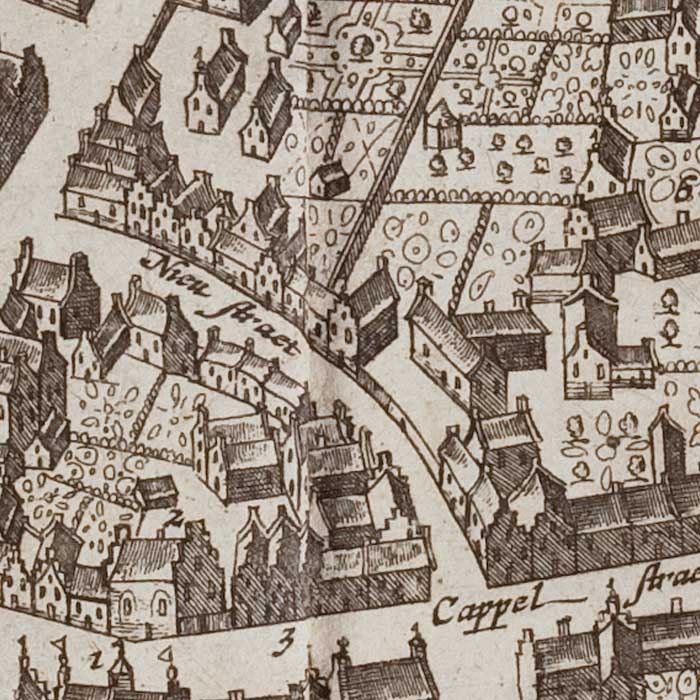 Oude kaart Wageningen