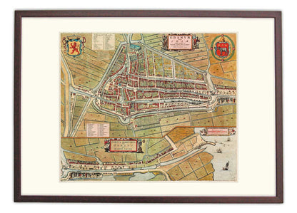 Edam - oude kaart Atlas De Wit