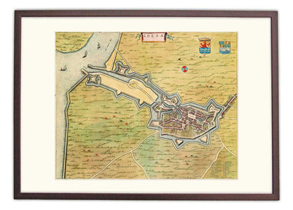 Goes - oude kaart Atlas De Wit