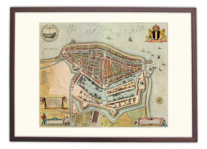 Medemblik - oude kaart Atlas De Wit
