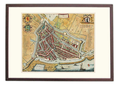 Monnickendam - oude kaart Atlas De Wit